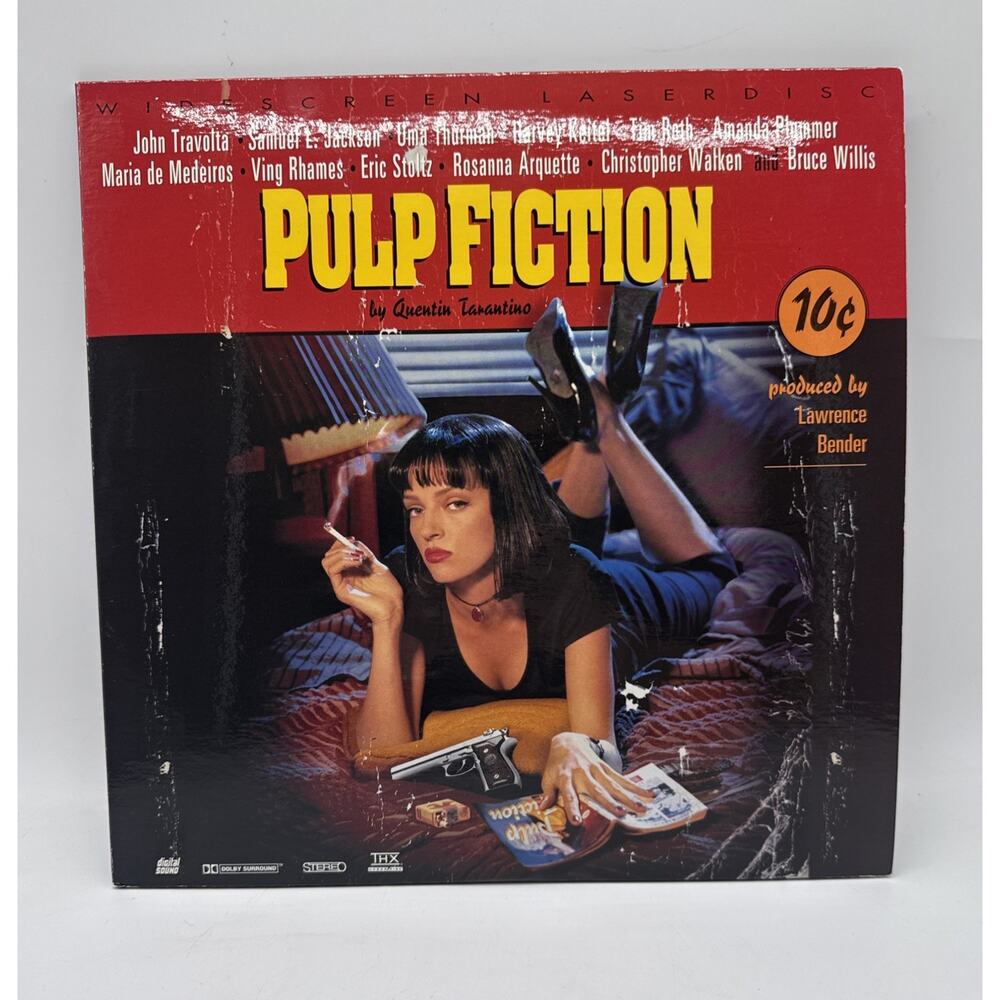 "Pulp Fiction" Widescreen Laserdisc LD - Samuel L. Jackson